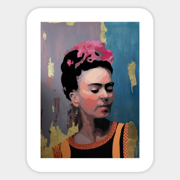 Frida Kahlo Sticker by lilyvtattoos